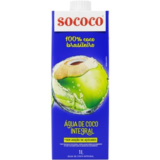 Água de Coco Sococo Natural 1l