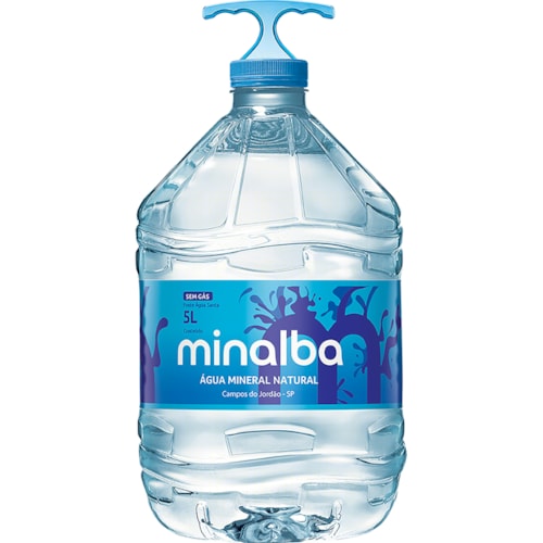 Água Minalba Natural Sem Gás Galão 5L