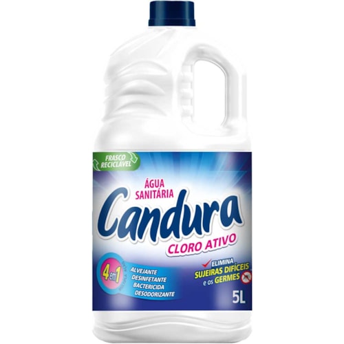 Água Sanitária Candura Cloro Ativo 5L