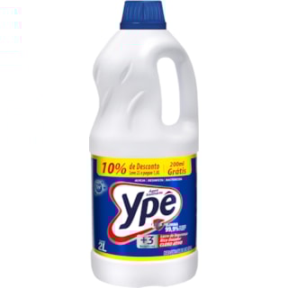 Água Sanitária Ypê Leve 2 Pague 1 8L