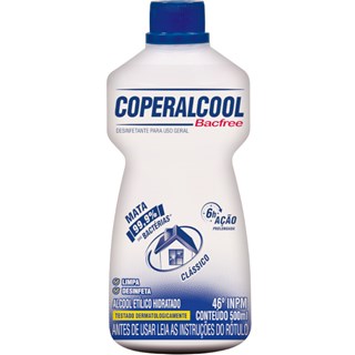 Álcool Coperalcool Bacfree 46 INPM 500ml