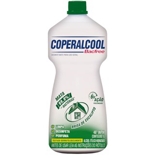 Álcool Coperalcool Bacfree Líquido INPM Eucalipto 46 1l