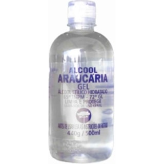 Álcool Em Gel Araucária 65° INPM 500ml