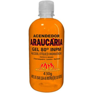 Álcool em Gel Araucária Acendedor 80 INPM 430g