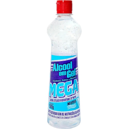 Álcool em Gel Mega 70INPM Neutro 500g