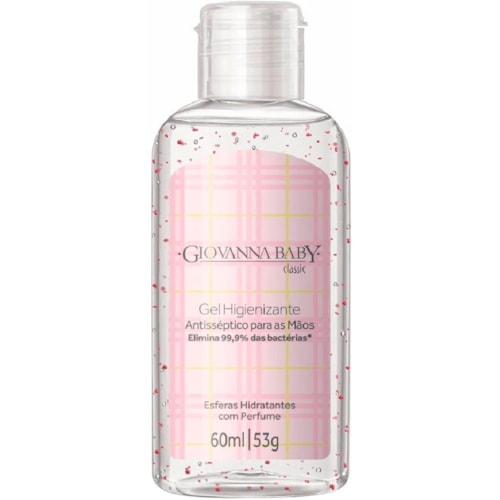 Álcool Em Gel Para Mãos Giovanna Baby Classic 60ml