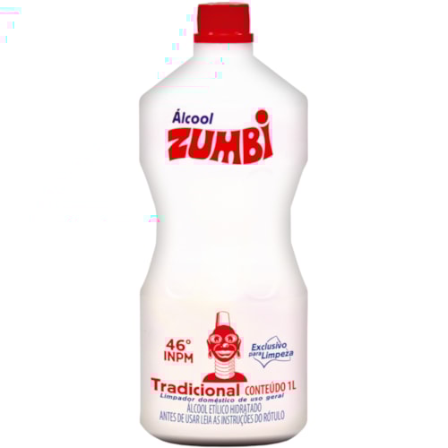 Álcool em Gel Zumbi 46 INPM 1L