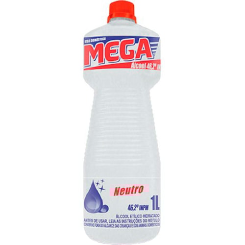 Álcool Mega Neutro 46,2 INPM 1L