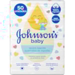 Algodão Quadrado Johnson's Baby Recém Nascidos 50Un