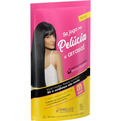 Alisante Henê Pelúcia Médio Gel 180g