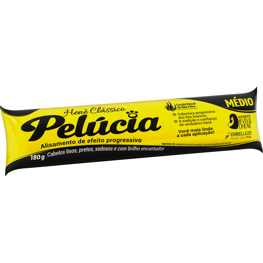 Alisante Henê Pelúcia Pouch Médio 180g - Destro