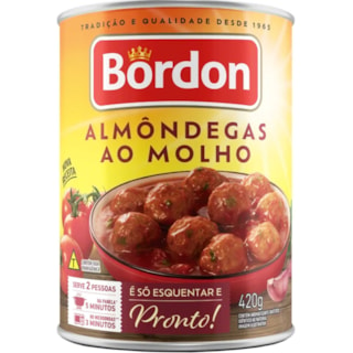 Almôndegas Bordon Ao Molho Enlatadas 420g