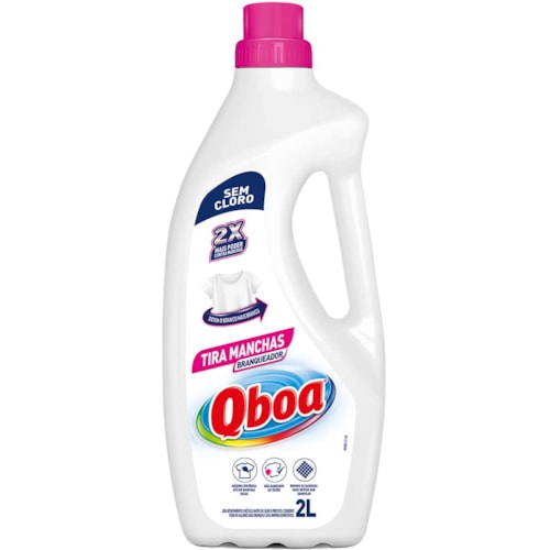 Alvejante Qboa Branqueador Sem Cloro 2L