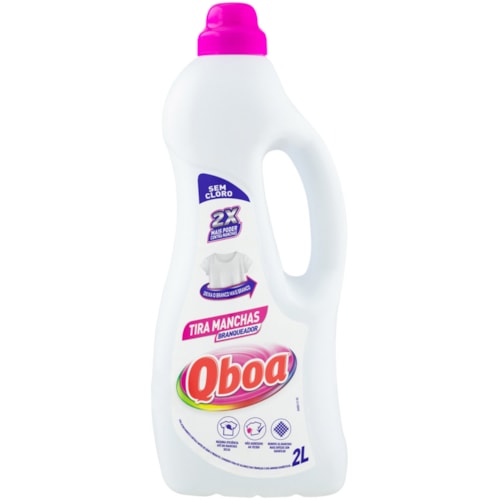 Alvejante Qboa Branqueador Sem Cloro 2L