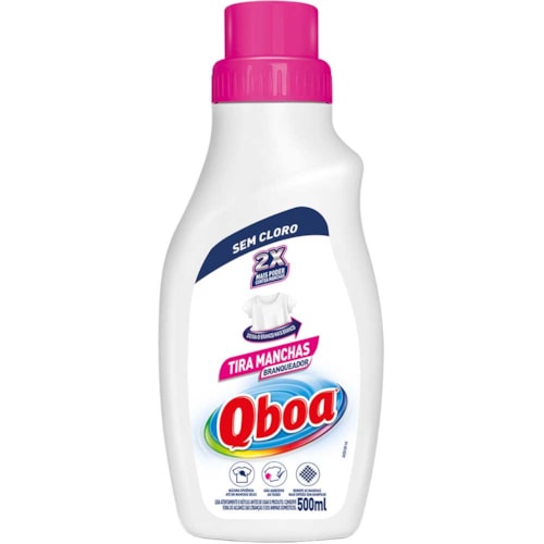 Alvejante Qboa Branqueador Sem Cloro 500ml