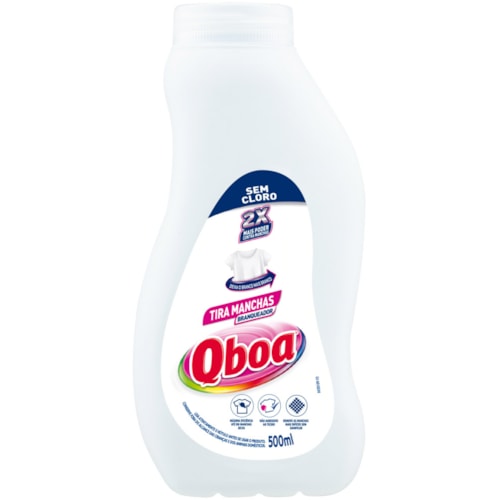 Alvejante Qboa Branqueador Sem Cloro 500ml
