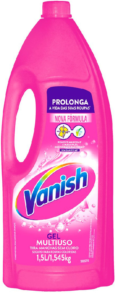 化とし1乳1ソー1クレン1UV1 Alvejante Vanish Gel sem Cloro 1,5L - Destro