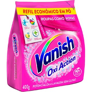 Alvejante Vanish Oxi Action Multi Power Pink Refil Econômico 400g
