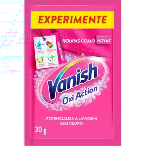 Alvejante Vanish Oxi Action Sachet Pink 30g