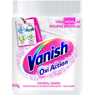 Alvejantes Vanish Oxi Action Crystal White Pote 450g