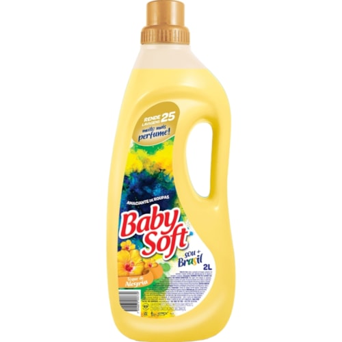 Amaciante Baby Soft Amarelo Toque de Alegria 2l
