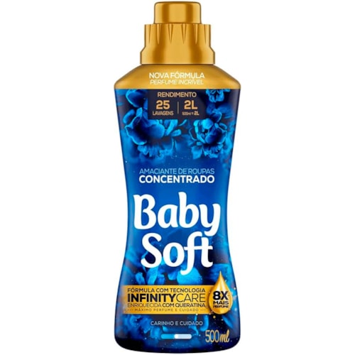Amaciante Baby Soft Azul Carinho e Cuidado 500ml