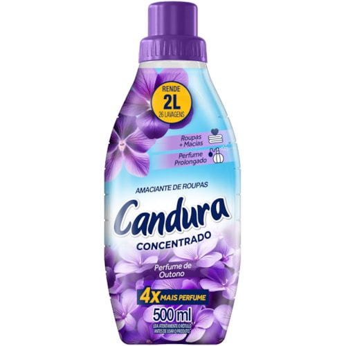 Amaciante Candura Perfume de Outono Concentrado 500ml