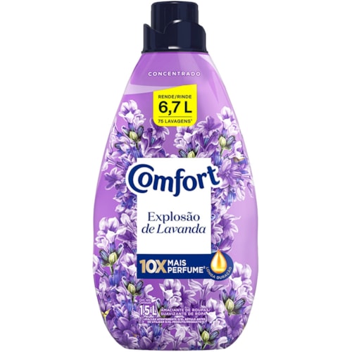 Amaciante Comfort Explosão de Lavanda Concentrado 1,5L
