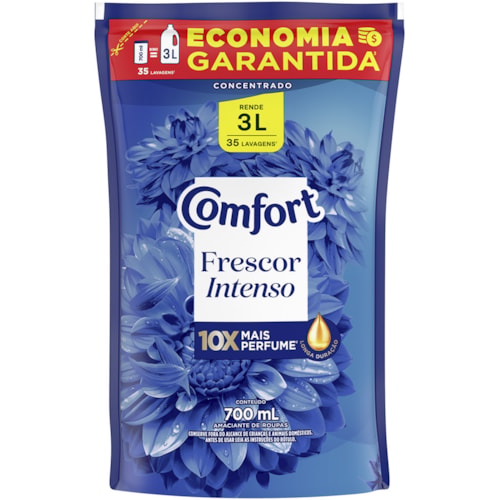 Amaciante Comfort Frescor Intenso Concentrado Refil 700ml