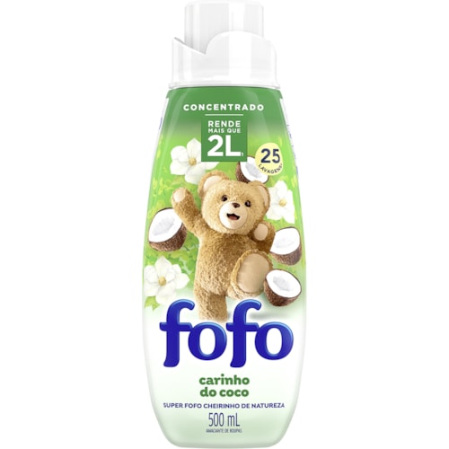 Amaciante Concentrado Fofo Cheirinho da Natureza 500ml