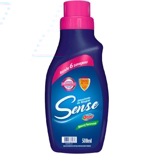 Amaciante Concentrado Qboa Sense Sport Intenso 500ml