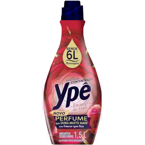 Amaciante Concentrado Ypê Encanto das Flores 1,5L