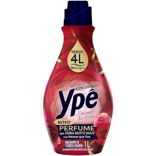 Amaciante Concentrado Ypê Encanto das Flores 1L