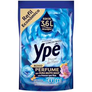 Amaciante Concentrado Ypê Frescor das Flores Refil 900ml
