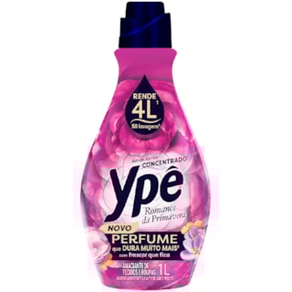 Amaciante Concentrado Ypê Romance da Primavera 1L