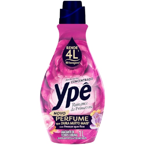Amaciante Concentrado Ypê Romance da Primavera 1L