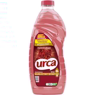 Amaciante de Roupas Urca Paixão Sedutora Leve 2L Pague 1,8L