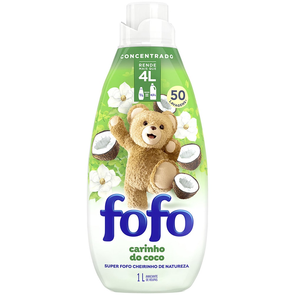 Amaciante Fofo Concentrado Cheirinho de Natureza 1L - Destro