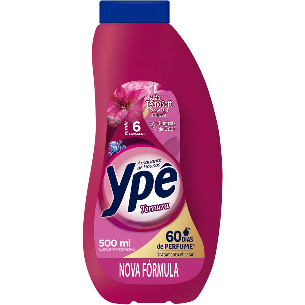 Amaciante Ypê Ternura Rosa 500ml - Destro