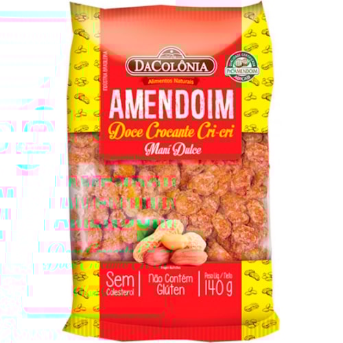 Amendoim Doce DaColônia CriCri 140g