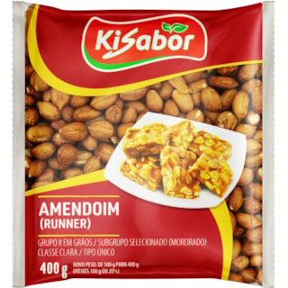 Amendoim Kisabor Runner 400g