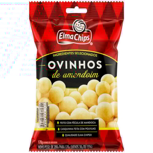 Amendoim Ovinho Elma Chips 170g