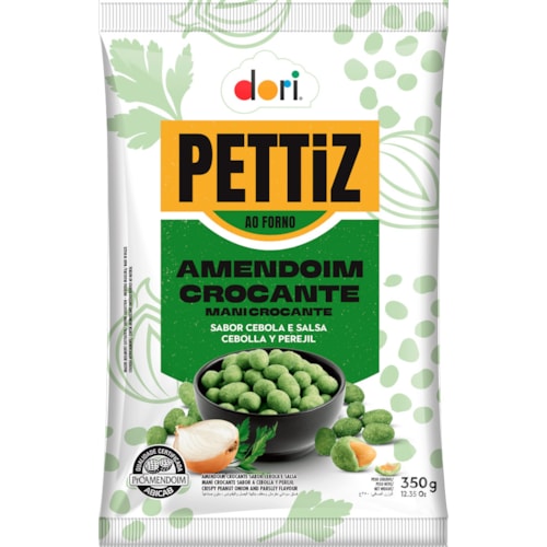 Amendoim Pettiz Dori Crocante Cebola Salsa 350g
