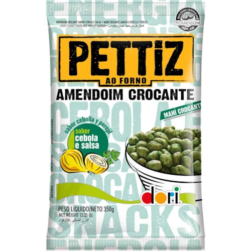 Amendoim Pettiz Dori Crocante Cebola Salsa 350g