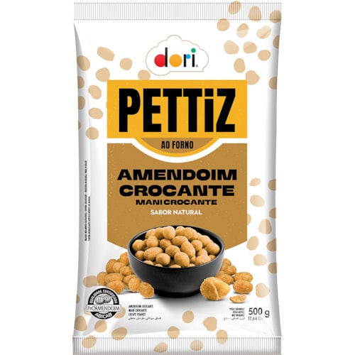 Amendoim Pettiz Dori Crocante Natural 350g