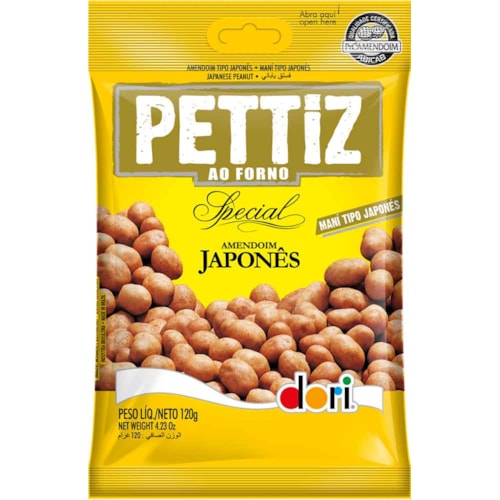 Amendoim Pettiz Dori Japonês Ao Forno Special 120g