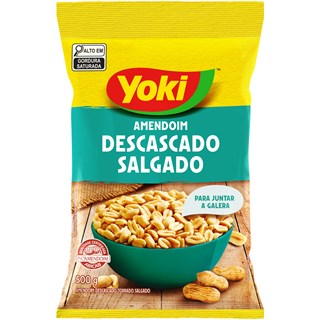 Amendoim Salgado Yoki Descascado 500g