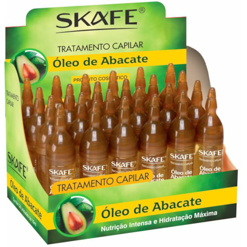 Ampola de Tratamento Capilar Skafe Óleo de Abacate 10ml