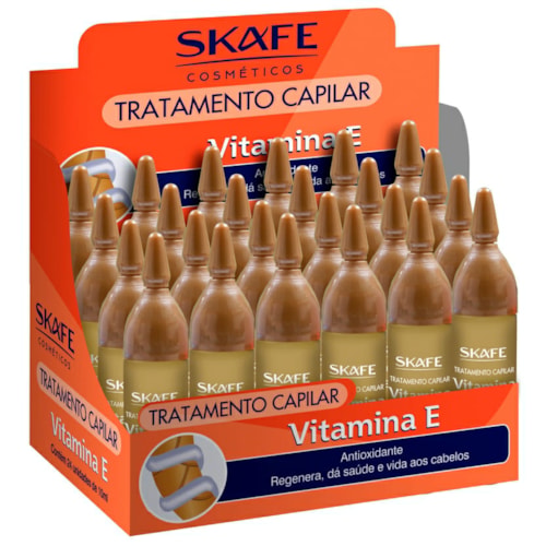 Ampola de Tratamento Capilar Vitamina E Skafe 10ml - Destro