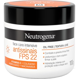 Antissinais Neutrogena Hidratante Facial FPS22 100g
